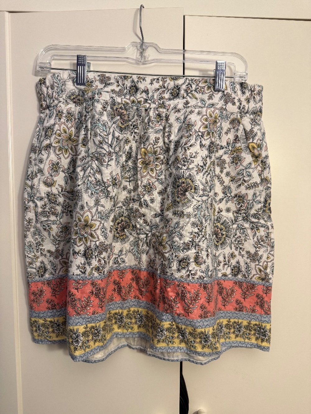 Loft Linen Blend Skirt Size MP